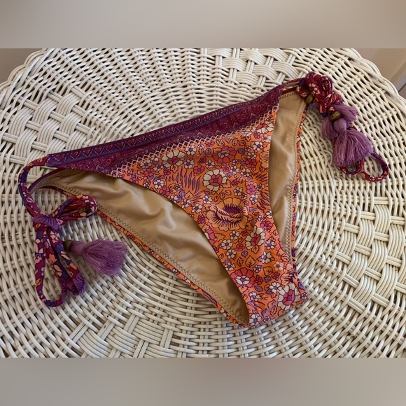 Spell and the Gypsy Collective Flamingo Side-Tie Bikini Bottom - Picture 5 of 12